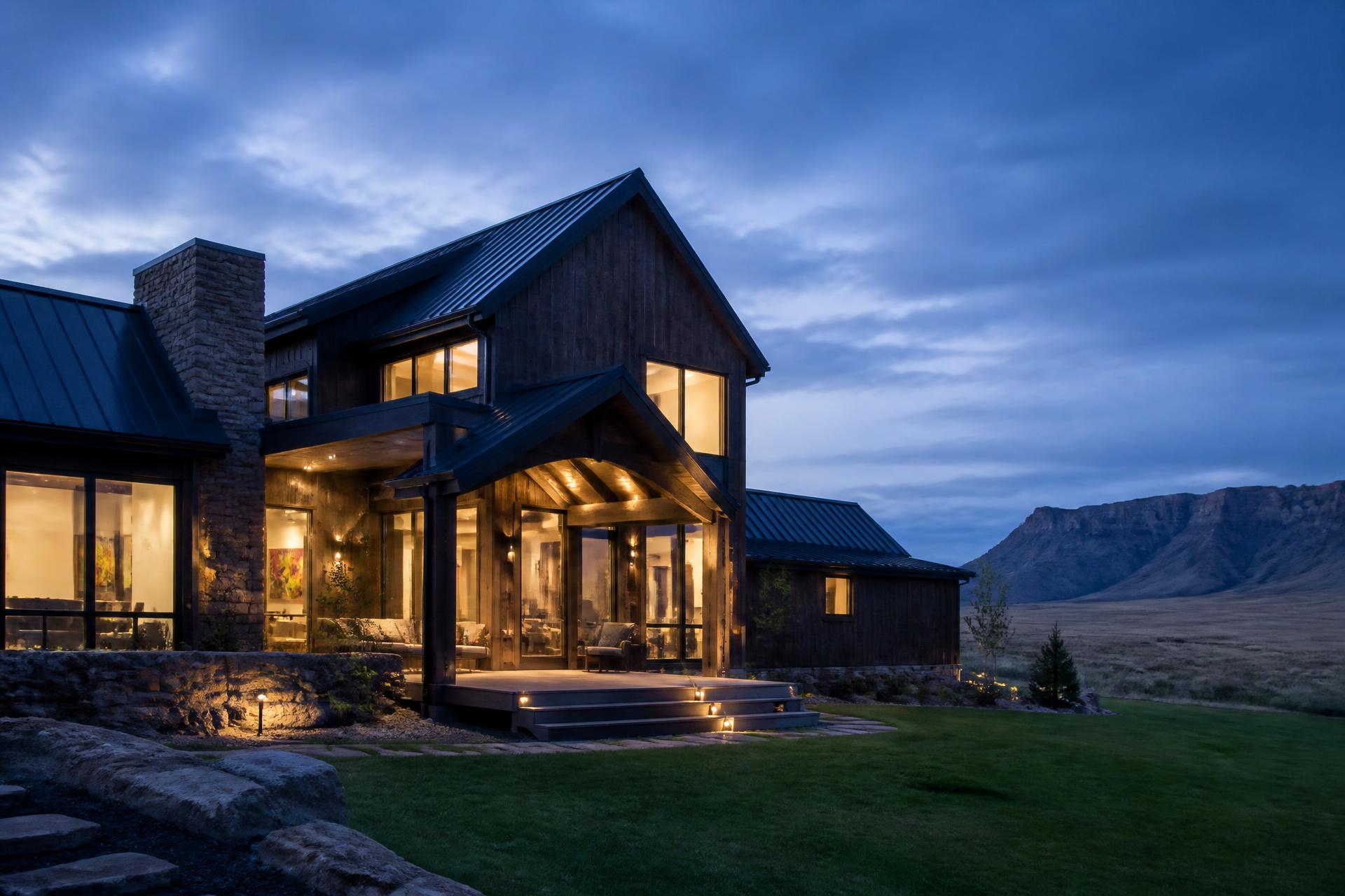 A newly built Infinity Homes house in Montana